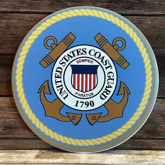 United States Coast Guard Metal Sign-12”- NEW - Picture 4 of 4